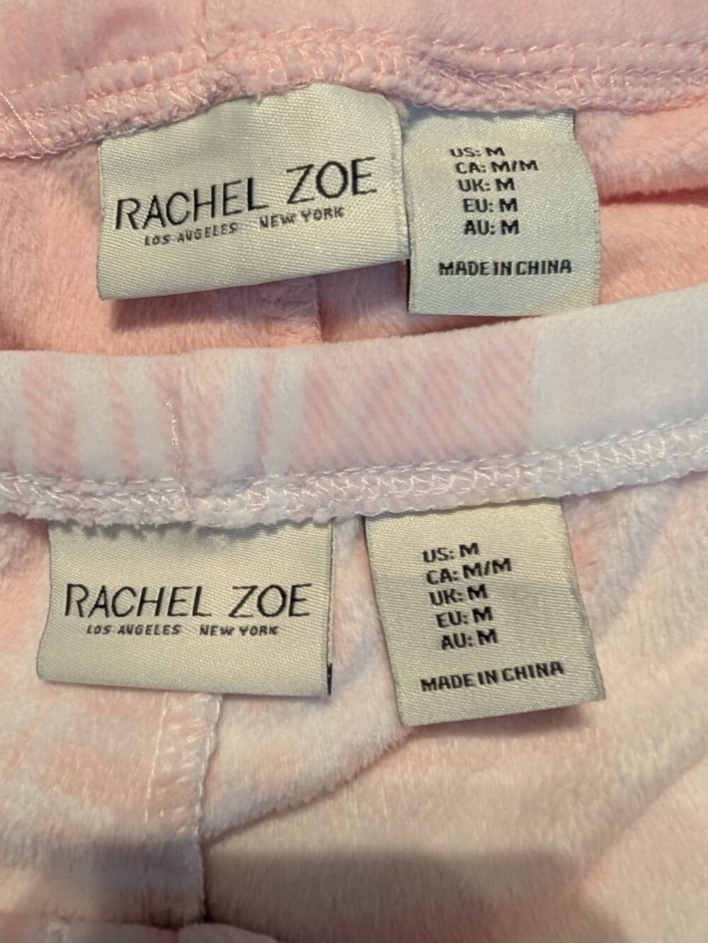 Plush Rachel Zoe shorts pink and white size medium - Picture 3 of 10